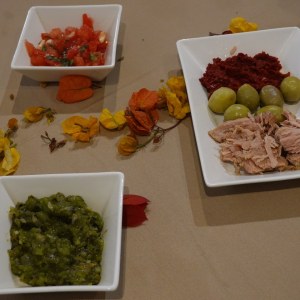 Our entree at Eden Palm (date plantation), Tozeur TN