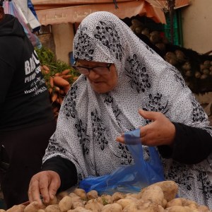 The market in Tozeur TN