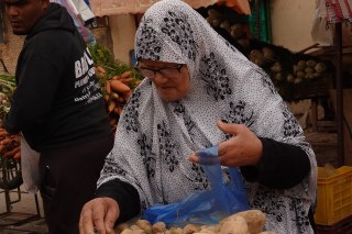The market in Tozeur TN