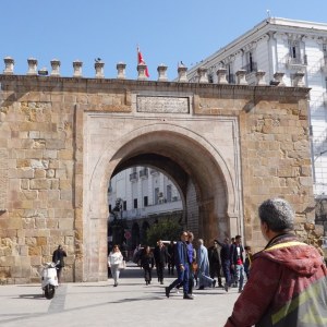 Bab al-Bhar gate outside the medina, Tunis TN