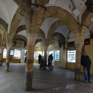 The slave trading area in the medina, Tunis TN